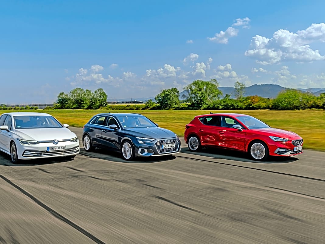 Audi A3 vs. Seat Leon vs. VW Golf – Familien-Duell