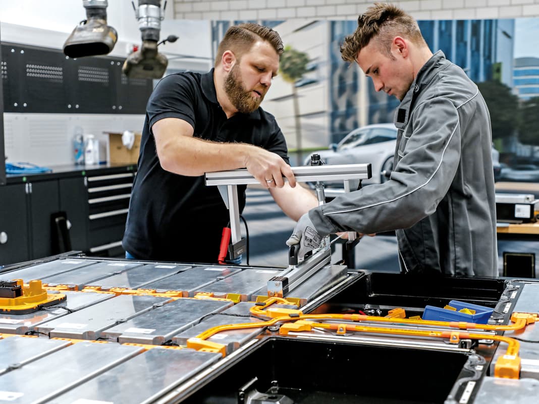 Modul-Wechsel in der Werkstatt