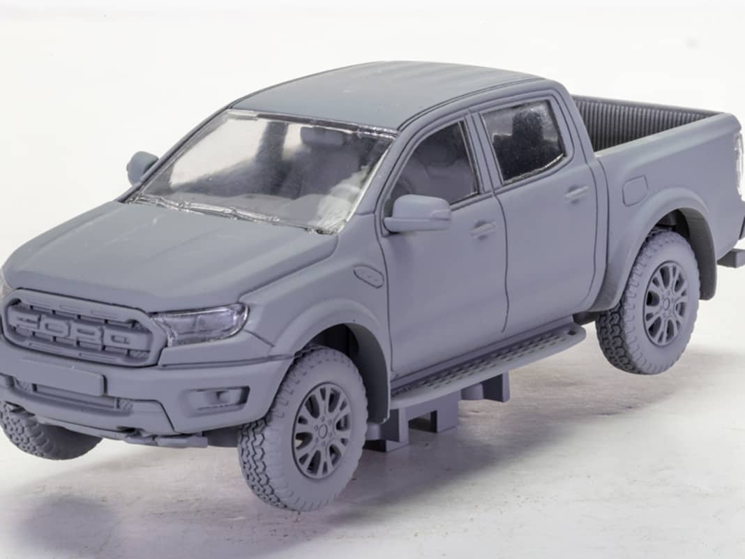 Corgi enthüllt erste Prototypenbilder des Ford Ranger Raptor im Maßstab 1:43