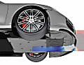 Vollflächig verkleidet ist der Unterboden des Porsche 911 Turbo der Generation 991. Das ermöglicht einen Ground-Effekt wie im Motorsport: Der 911 saugt sich dabei förmlich an die Straße an.