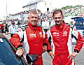 Jürgen Kastenholz ist seit vielen Jahren DTM Safety Car-Pilot, Ferenc Nagy unterstützt ihn vom Beifahrersitz aus