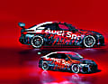 Egal ob 1:43 oder 1:18: Die beiden Audi RS 3 LMS zeigen per fekte Proportionen und sind auch bei den Finessen echte Spitzenmodelle 