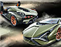 Das Thema Hybridsportwagen kann Lamborghini auf seine Art auf die Spitze treiben, wie der Sián auch als 1:18-Modell von Bburago beweist