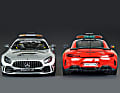 Minichamps liefert auch bei der 1:18-Verkleinerung beide Original-Farben des Mercedes-Pace-Cars von 2020 aus der F1