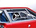 Auch weil Bertone die Serienversion stylte, kommt der 308 GT4 Gruppe 4 von Tecnomodel originalgetreu kantig zum Kunden – mit Sahnefinessen