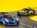 Slotracer von Porsche und Ferrari bei Carrera
