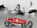 Tazio Nuvolari (oben) beherrschte den Alfa Romeo P3 in den Dreißigern wie kaum ein anderer Pilot aus dieser Zeit