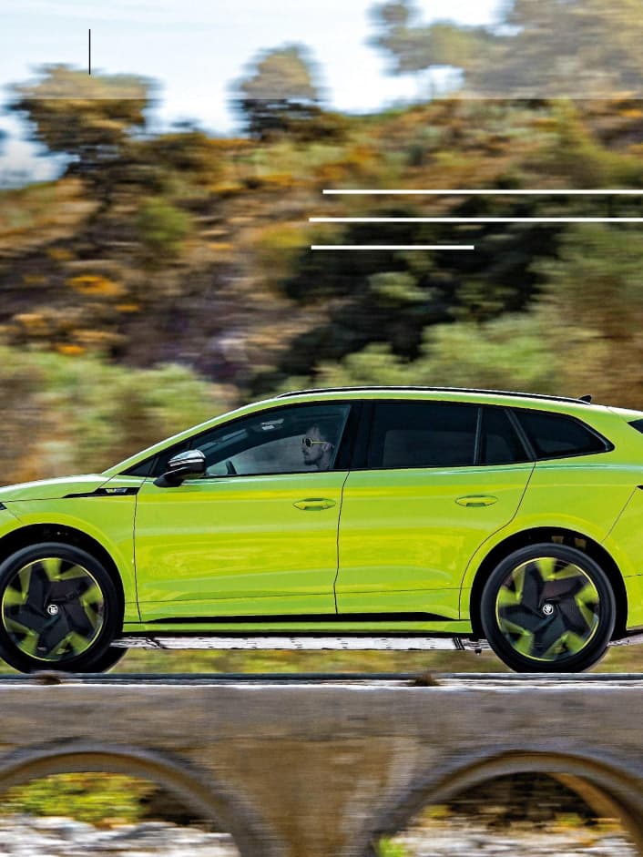 Skoda Enyaq RS iV - Giftgrün und lammfromm