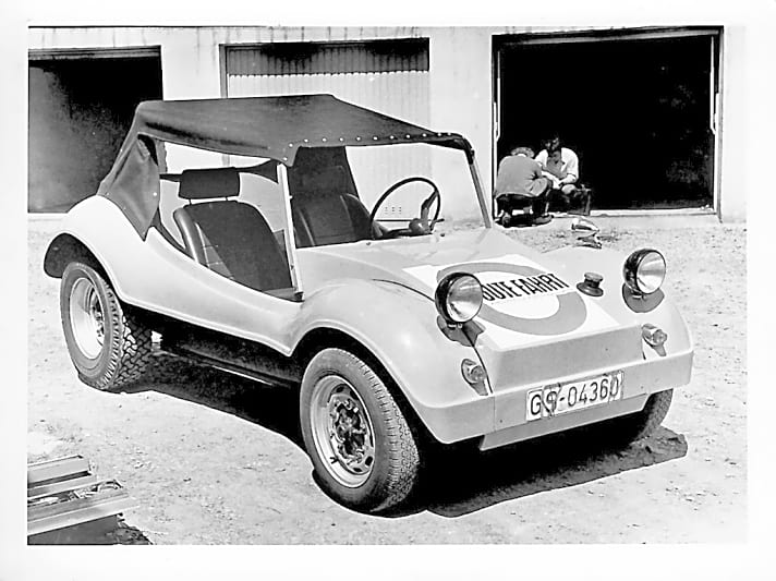   Rüdiger Etzold 1969 in GF: "Wir bauen ein Springinsfeld-Auto, einen Buggy oder auch ganz einfach einen Floh. Ein Spaß-Auto, das so schick sein wird, daß es jedem anderen die Schau stehlen wird." Und sie bauten es