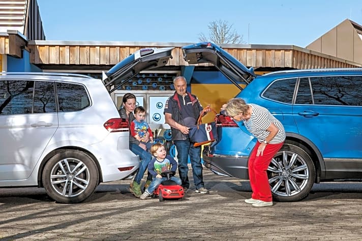   Lieber in Mamas praktischem Van oder bei Oma und Opa im trendigen SUV fahren?