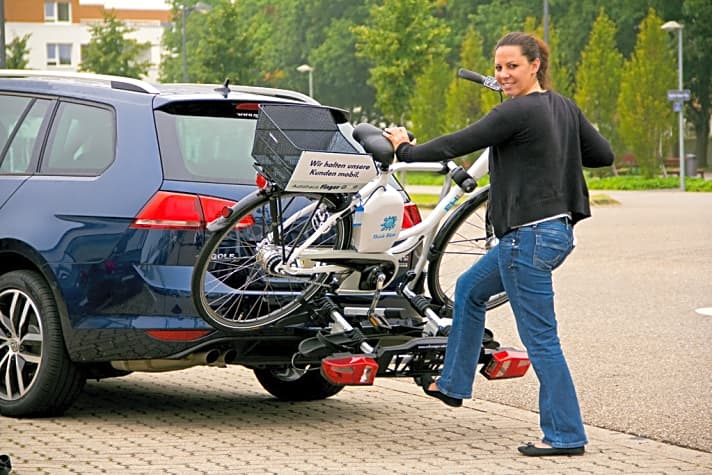   Zubehörtest: Faltbarer VW-Fahrradträger