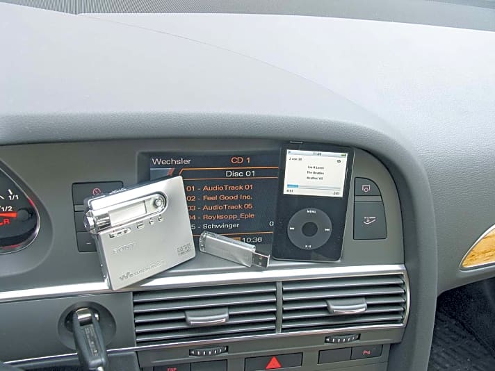   USB-/iPod-Adapter für Audi A6, A8 und Q7
