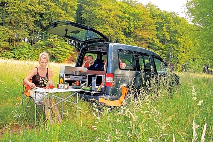   Campingtest: VW Caddy mit QuQuQ-Box