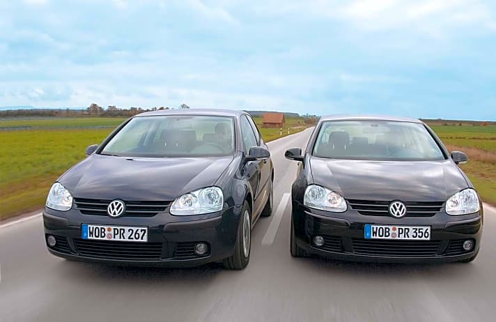   Vergleich: VW Golf 5 1.4 gegen 2.0 SDI