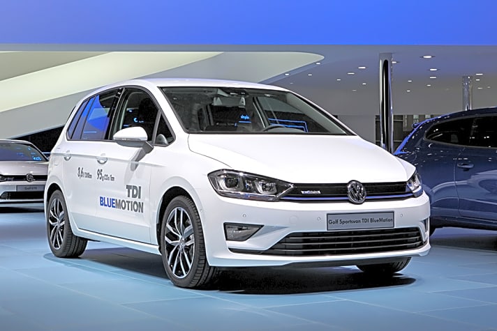  Laut VW benötigt der Sportsvan BlueMotion lediglich 3,6 Liter Kraftstoff auf 100 Kilometer