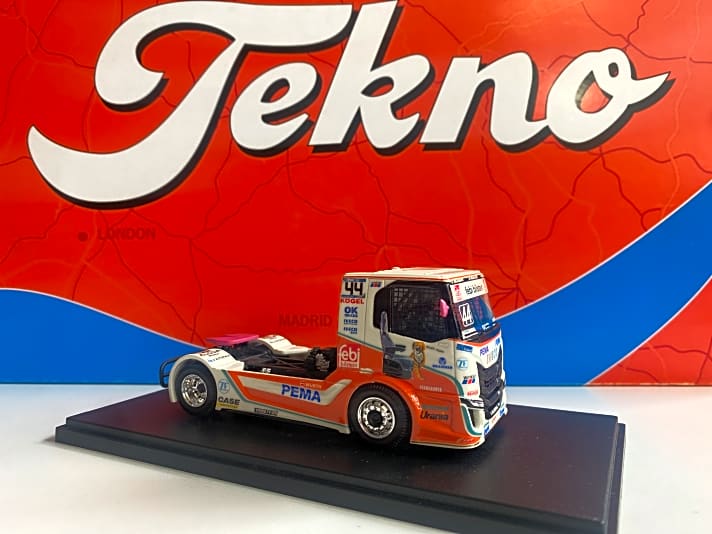 Brummi mal anders: Der Iveco Racetruck in 1:50 von Tekno war eine der Nutzfahrzeugneuheiten, die in Deutschland erstmals auf der IAA Transportation zu sehen war. MODELL FAHRZEUG berichtet darüber.]