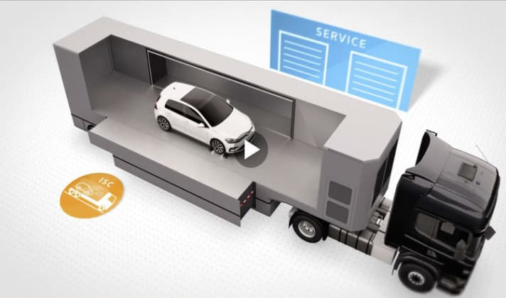   Das Video erläutert u.a. das mobile Abgasmesslabor für Messungen von Kundenfahrzeugen vor Ort.