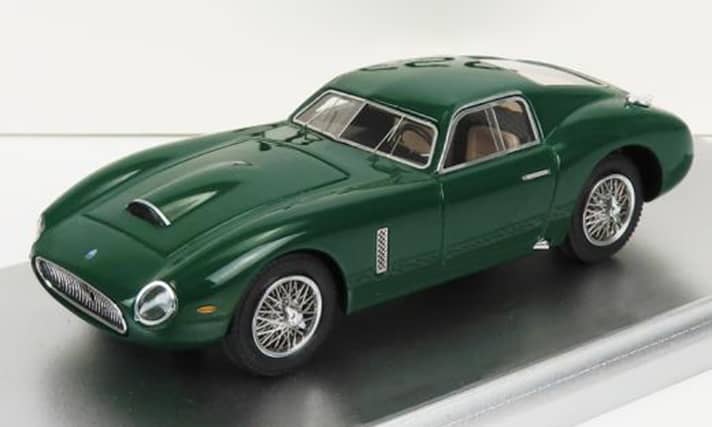 Als zweite Variante baut Kess diesen ganz speziellen Maserati 330 Berlinetta auch in dunkelgrüner Lackierung. So existiert das Unikat heute noch und wurde auch zum Verkauf angeboten]Foto: Werk