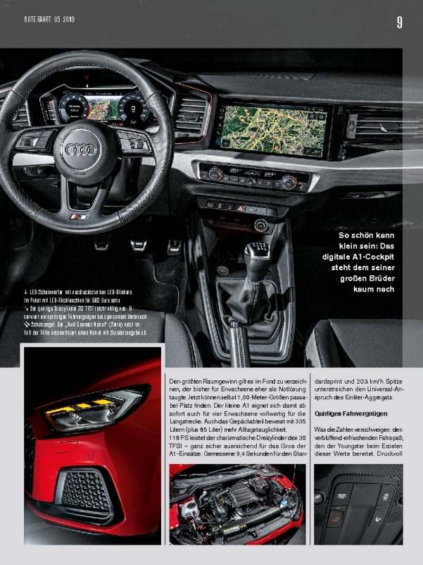 Foto (Bild): Audi A1 - Innenraum ()