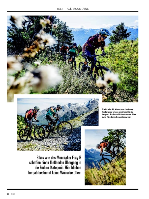 All Mountain Bikes um 3000 Euro