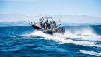 Fishing in the North Sea on an offshore boat
