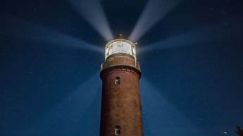 Darßer Ort lighthouse currently unlit