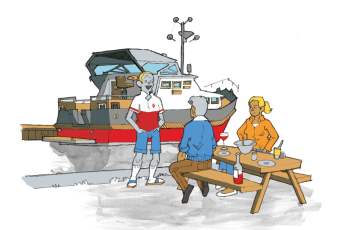Ein Bootsurlaub mit unerwünschtem Besuch