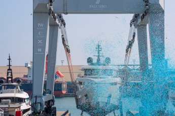 Big celebration for small superyacht