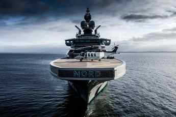 "North" - first megayacht passes through Strait of Hormuz