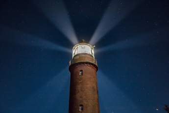 Darßer Ort lighthouse currently unlit