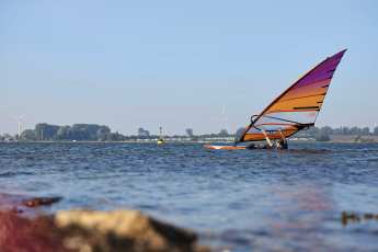 How to align your sail and board for the water start