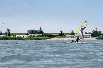 Campsites for surfers in the Netherlands