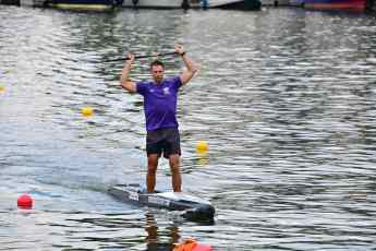 Normen Weber gewinnt SUP-Sprint, Damen starten am Sonntag