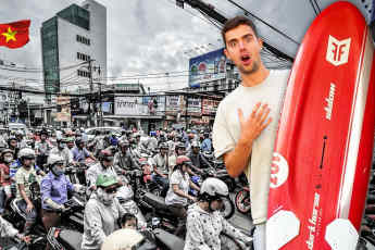 Windsurfing adventure in Vietnam - Mario Kümpel on his test trip