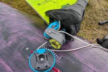 Mastfuß reparieren mit Ersatztampen