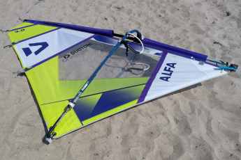 Duotone Alfa – a review of the sail for kids and beginners