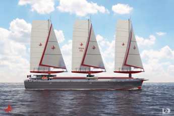 Gigantesco veliero da carico dalla Bretagna