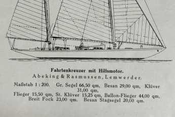 YACHT 3/1926 - Incrociatore da crociera con motore ausiliario