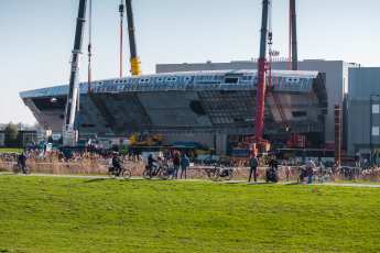 Royal Huisman turns the hull of the 81-metre schooner