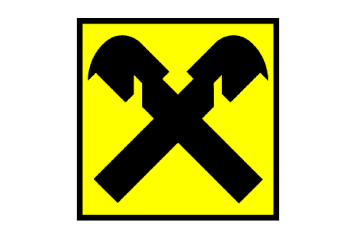 Giebelkreuz Raiffeisen Logo