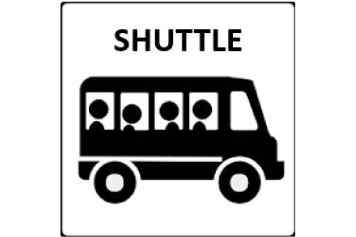 Shuttle im Zielort