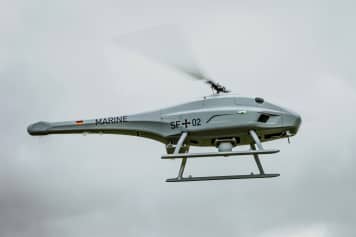 Deutsche Marine übt mit Flugdrohnen im Fehmarnbelt