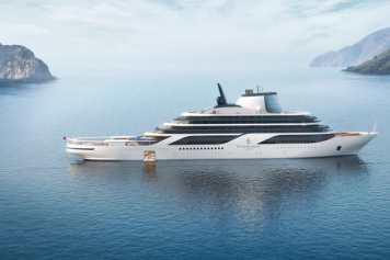 First interior photos of the 207-metre yacht