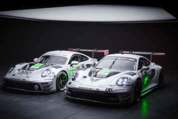 Porsche 911 GT3 R startet in Le Mans im Retro-Design
