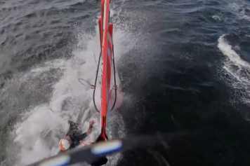 Fast synchroner Abflug auf dem Foil