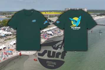 Das ist das T-Shirt zum Surf-Festival 2025 - wir verlosen fünf Stück!