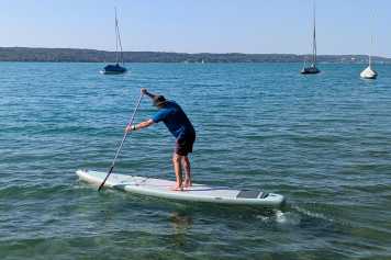 Leichtes, manövrierfreudiges Touring-SUP im Test.