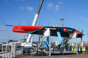 Deshalb blieb Neuseelands neuer AC75 an Land
