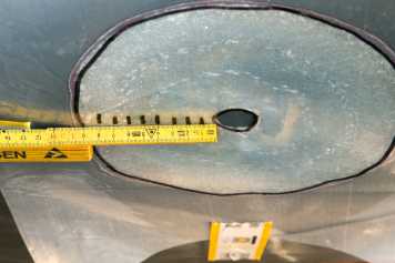 Enduction, cavité, trous