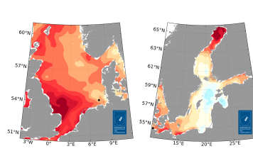 Nouveaux records de température en mer du Nord et en mer Baltique